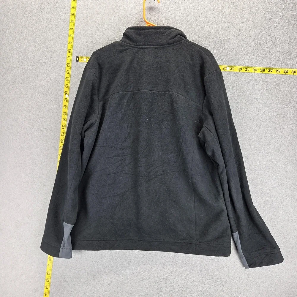 The North Face Jacket Mens Large Gray Chimborazo Fleece Full Zip Sherpa Lined